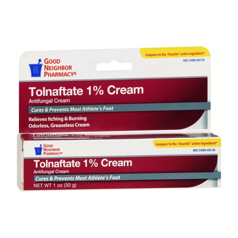 ON CONTAINER GNP TOLNAFTATE 1 % AF CREAM 1 OZ