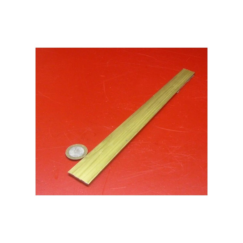 Basic 360 Brass Flat Bar 1/8" Thick x 1.0" Wide