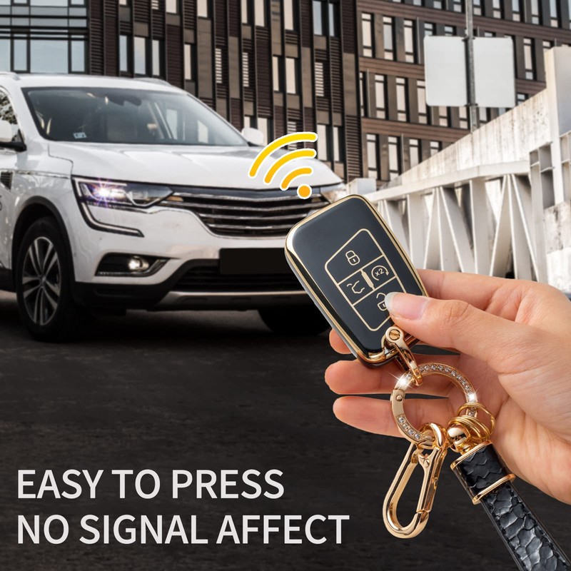 Muzizyq - Funda para llavero VW, Negro -, Negro