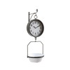 Creative Co-Op White Decorative Reproduction Scale Wall Clock