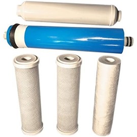 CFS – 5 Pack Reverse Osmosis Under Sink RO Water Filter System Kit Compatible with Most 10" Water Filtration System – Remove Bad Taste & Odor – Whole House Replacement Filter Cartridge