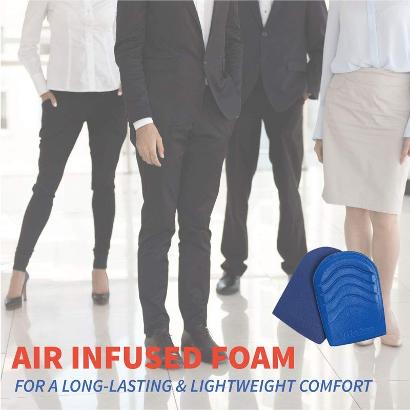 Sorbothane Heel Pad, Blue, Women's 9-12, Men's 6.5-10.5 (Metric 39-44)