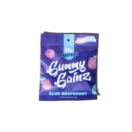 Gummy Gainz Protein Candy Gummies | High Protein Candy | 11g Protein per Serving | Fat Free, Naturally Flavoured, No Artificial Sweeteners, Gluten Free, Soy Free | Box of 6 Bags (Blue Raspberry)