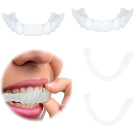 Dientes postizos blancos