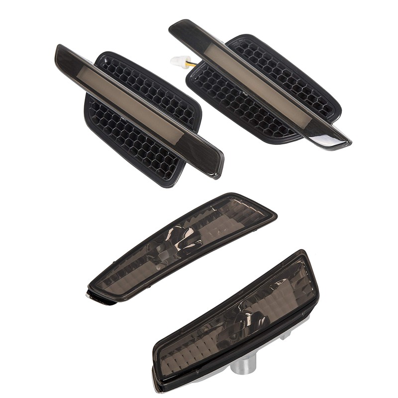 ECOTRIC 4 Pcs Smoke Lens Front Fender & Front Bumper