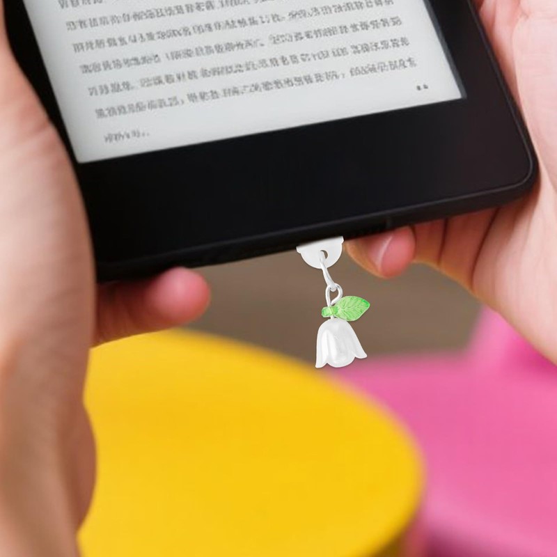 Sinbana 4pcs E-Readers Charms Set Compatible with Kindle and Other