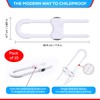 10 PACK Child Proof Cabinet Locks Set, Baby Proofing Adjustable