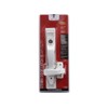 Larson Certified Storm Door White Push-Button Heavy-Duty Latch with Key