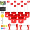 FOOING Golf Game, 9 Hole Yard Game for Adults Outdoor/Indoor,
