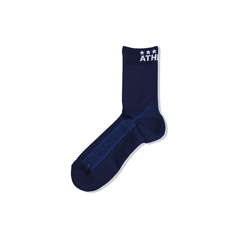 Athleta 05293J Junior Training Mid Socks, NVY (90)