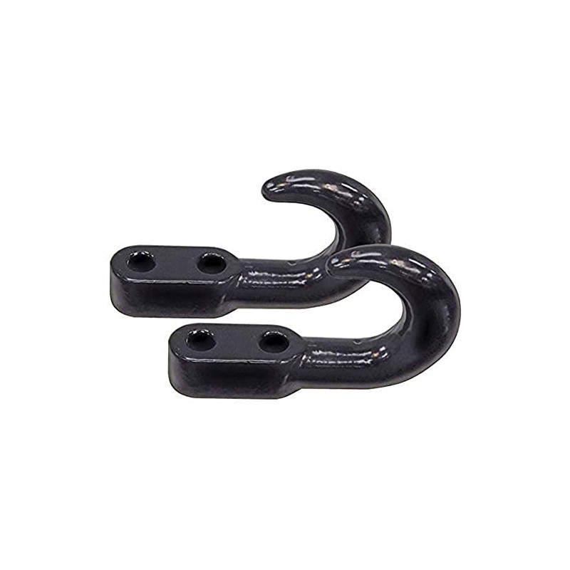 Buyers Products B2799B Black Drop Forged Light-Duty Tow Hook Pair,