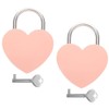 Operitacx Heart Lock Luggage Key Locks Set for Suitcases Keys