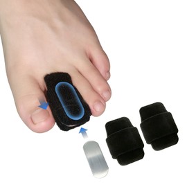 yilenxuri Hammer Toe Straightener with Removable A luminum Splint，2pcs