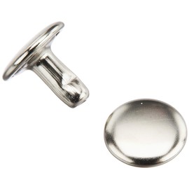 Ichinen Access Family Tool 56295 Double-Sided Caulking Set, Large, Head Diameter 0.4 inches (9 mm) x Foot Length 0.4 inches (9 mm), Silver, 20 Pairs