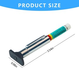 10 pcs Tire Tread Depth Gauge, Color Coded Tire Depth Gauge Tool, Color Coded Tire Depth Gauge with Pocket Clip in 1/32 Inch Increments for Car, Semi Truck Tire Tread Checker