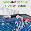 100Ft Solar Panels Extension Cables, 6mm² PV Cable Without Connectors,