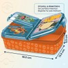 Pokémon Children's Lunch Box with 3 Compartments, Plastic Lunch Box