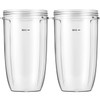 2 Pack Blender Replacement Cups for Nutribullet Blender, 24OZ Cups