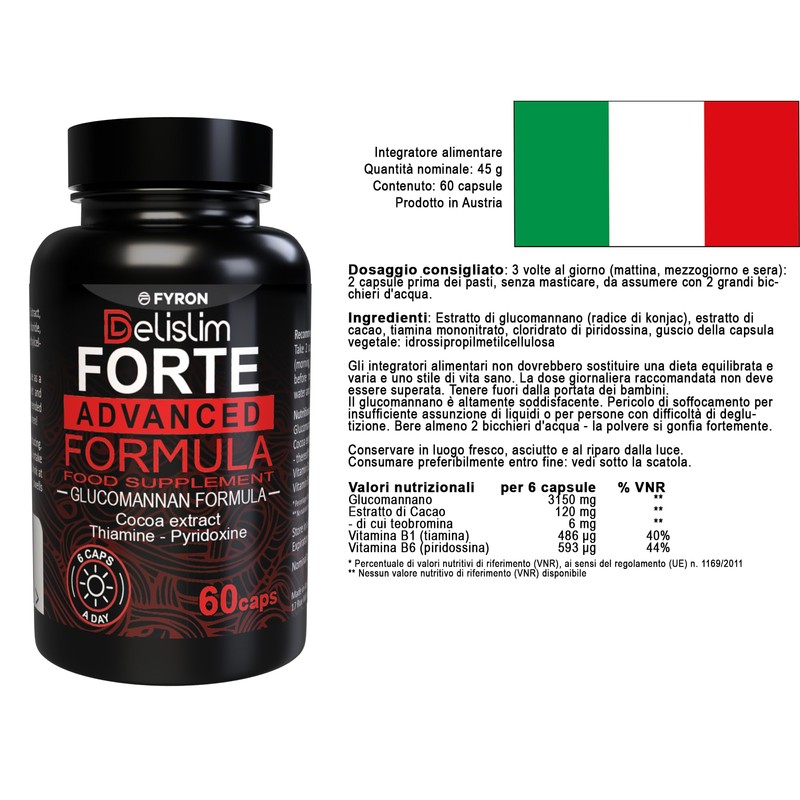 Delislim Forte - 120 Kapseln, 2er Pack