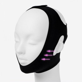 Easy Face Line Band Black Facial Massager Chin Band Chin