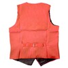 Red Unisex Sequin Vest Waistcoat Dance Party Show Costume Mens