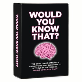 Would You Know That? The Ultimate Quirky Quiz Card Game | Fun Family Card Games for Adults & Kids | Travel Games for Adults | Family Games | Adult Games | Games Nights
