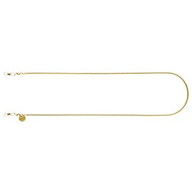 KOMONO Boa Unisex Sunglasses Corduroy, 77 cm Copper Glasses Chain for Women and Men, gold