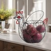 TAIANLE.Chicken Wire Egg Basket for Gathering Fresh Eggs Collecting Basket