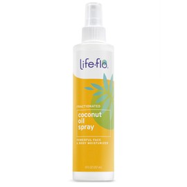 LifeFlo Fractionated Coconut Oil Spray - Liquid Coconut Oil for Skin, Hair and Nails, Lightweight Face Oil, Body Moisturizer, Cuticle Oil, Hypoallergenic, 60-Day Guarantee, Not Tested on Animals, 8oz