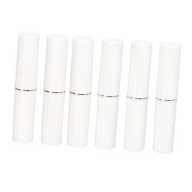FOMIYES 6Pcs Empty Lip Balm Tubes Plastic Lipstick Container for DIY Lip Gloss Gold Silver for Handmade Lip Balm and Crafts Lightweight Storage for Ladies