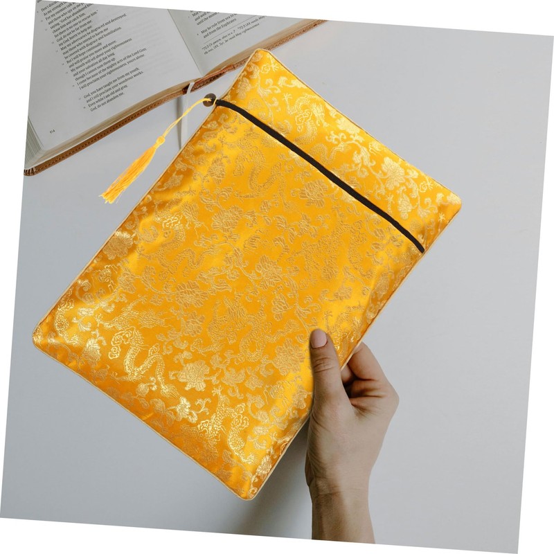 TEHAUX Versatile Zipper Storage Pouch for Documents Pens More Pattern
