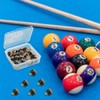 LICQIC 20 Pcs Pool Cue Tips Screw On, 10 mm