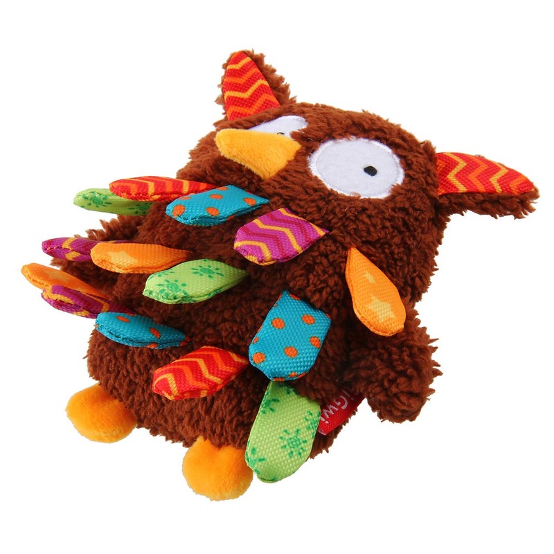 GiGwi Dog Toy, Dog Plush Friends, Amigo Owl