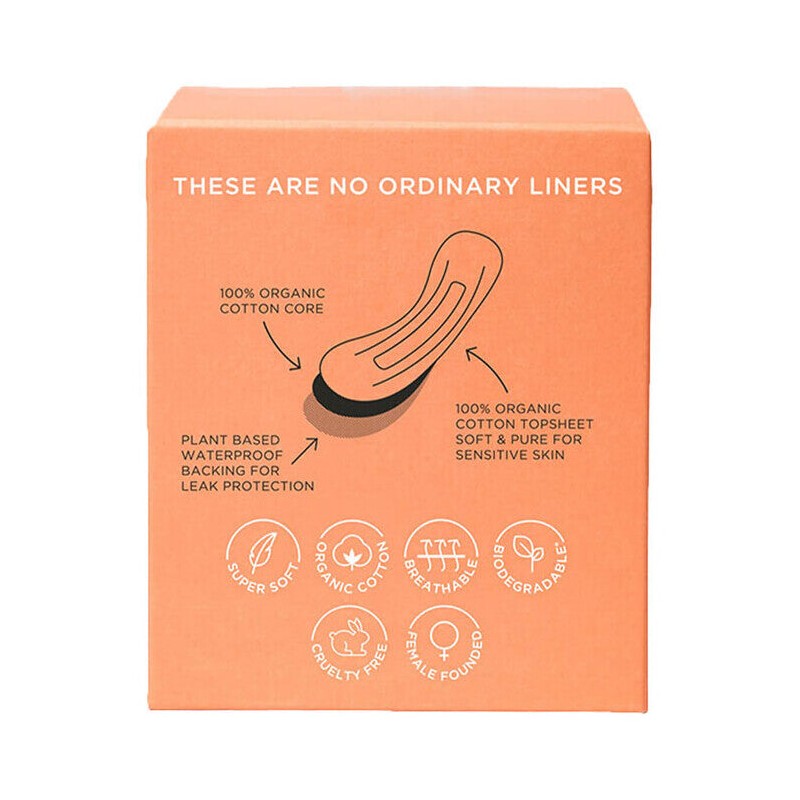 TOM Organic Ultra Thin Liners, 26 Pack