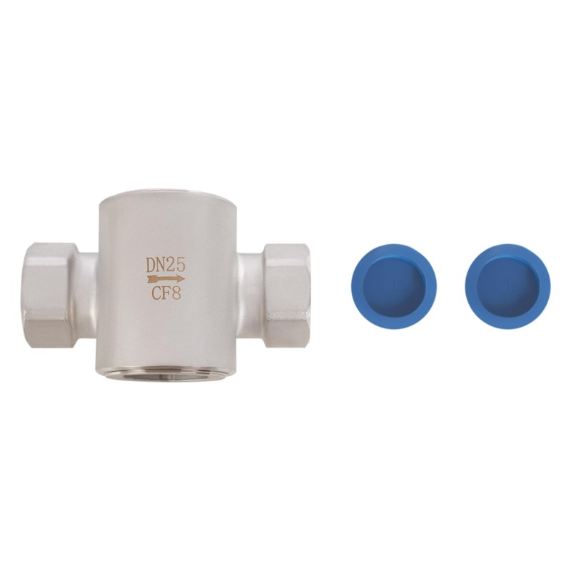1" NPT Stainless Steel 304 Sight Water Flow Indicator Plastic