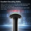 Wireless 2D 1D Barcode Scanner BT+2.4G+USB Wired Connection High Speed