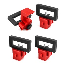 QWORK Clamping Circuit Interrupter for High Voltage (480-600V), 4-Pack Oversized Breaker Lockout