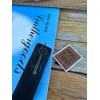 Don Hume Clarino Parade Gloss Black 1" Belt Keeper Brass