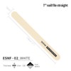 SILSTAR PROFESSIONAL 7" NAIL FILE STRAIGHT WHITE 100/180 MADE IN