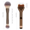 2Pcs Brochas de Maquillaje, Fundación Cepillo de Maquillaje Facial para