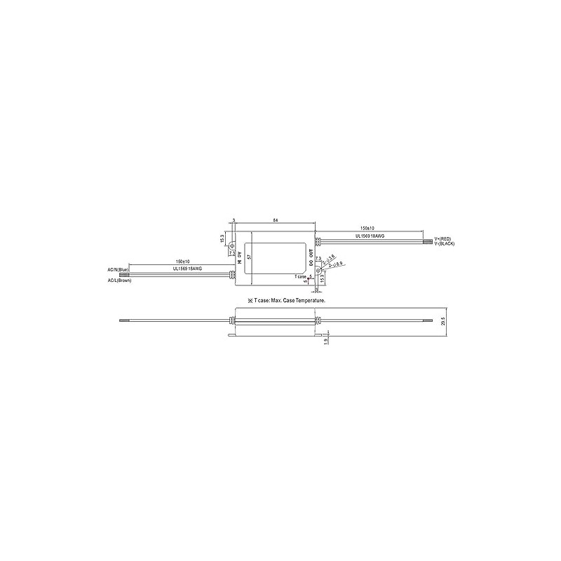 MEAN WELL Well APC-35-350 LED-Treiber Konstantstrom 35W 0.35A 28-100 V/DC