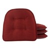 Klear Vu Omega Non-Slip Universal Chair Cushions for Dining Room,