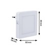 Paulmann Esby 92493 LED Plug Night Light Square 0.016 Watt