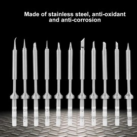 Generic TS100 Soldering Iron Tips, Stainless Steel Replacement for Quick Temperature Rise, Good Tin Soldering Effect, Eco friendly, Made of Stainless Steel, Harmless to