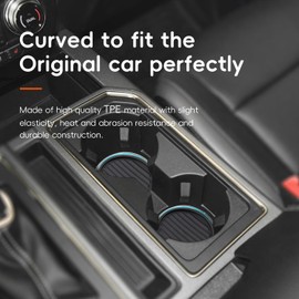 AOTEMILK Center Console Cup Holder Inserts Replacement Compatible with Ford F150 Accessories 2017 2018 2019 2020 2021, for Ford Expedition 2018 2019 2020 2021 Replace JL3Z-1513562-AA (2pcs)