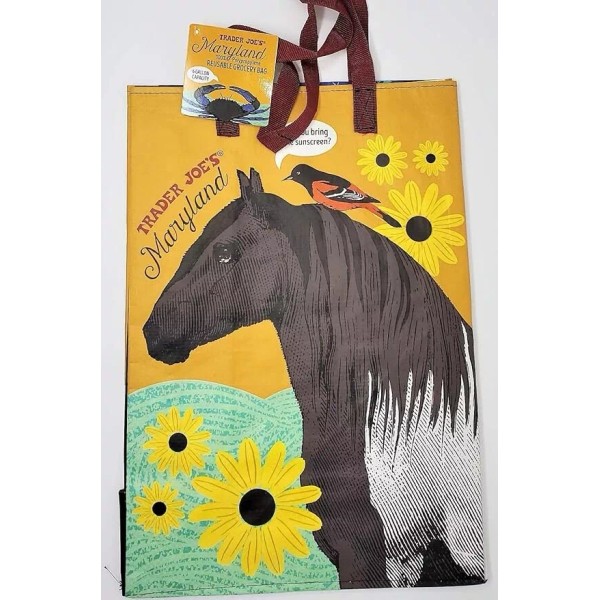 Trader Joe’s Reusable State/Region Tote Polypropylene Bag from Maryland 6