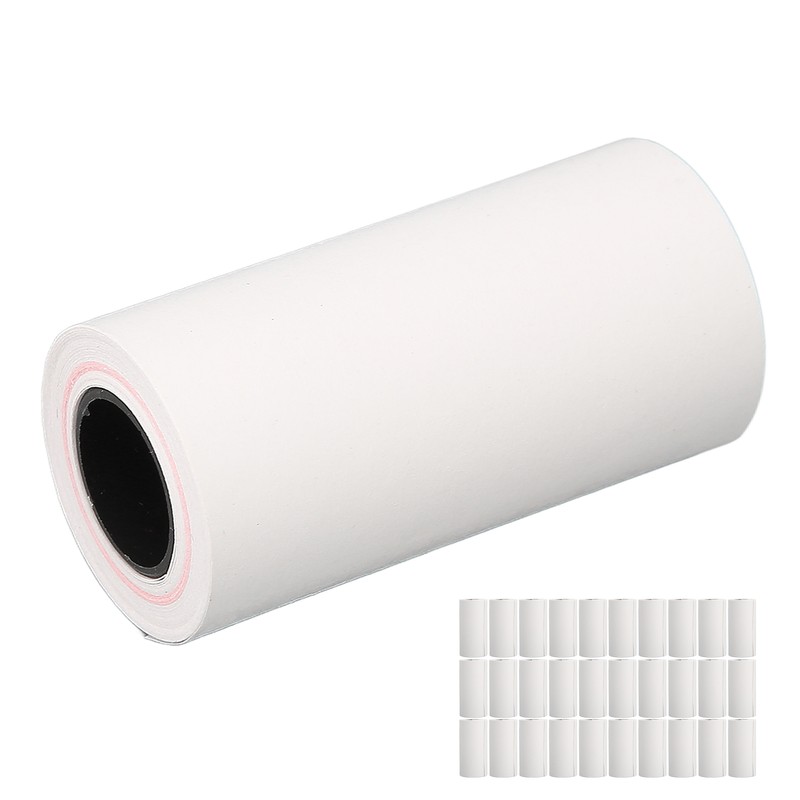 30pcs Thermal Printing Paper 57x30mm Uniform Coating Clear Printing Receipt