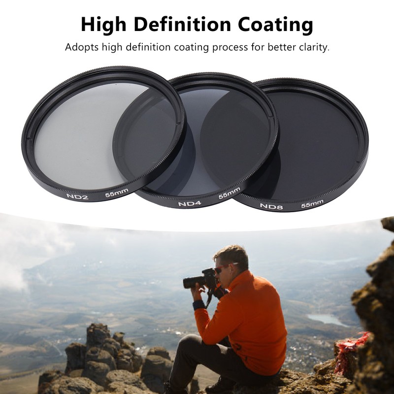 ND Filters Set HD Multi Layer Coating Anti Overexposure Anti