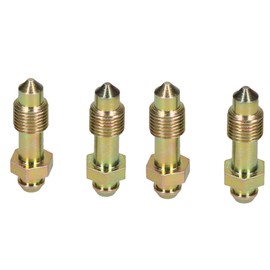 10mm x 1mm Long Steel Brake Caliper Bleeding Bleed Nipple Screw Bleedscrew x 4