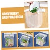 MUCKLILY Garbage Bag Hanger Folding Trash Bag Stand Garbage Bag